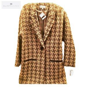 Elliott Lauren duster length 1-button jacket, NWT